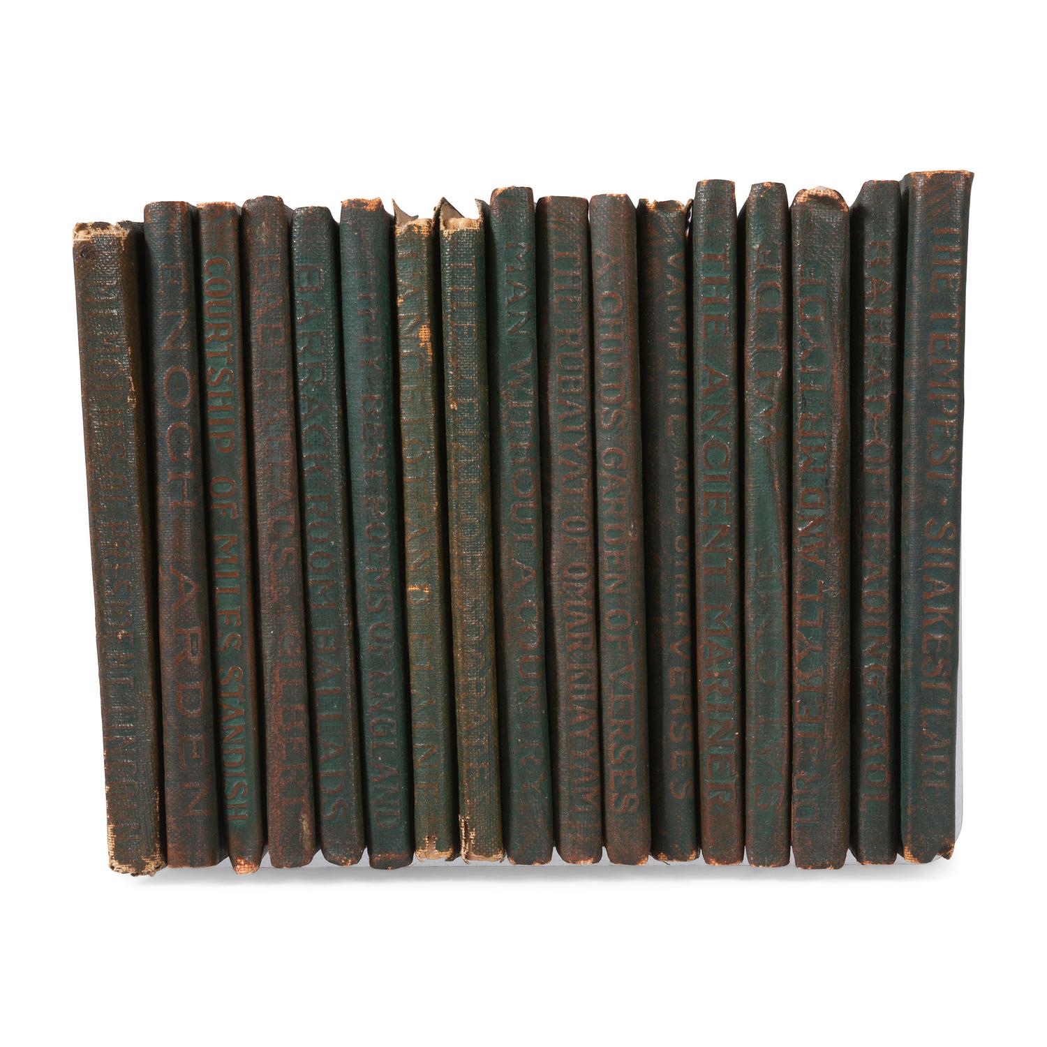 A Little Leather Library Book Set of Twenty Six