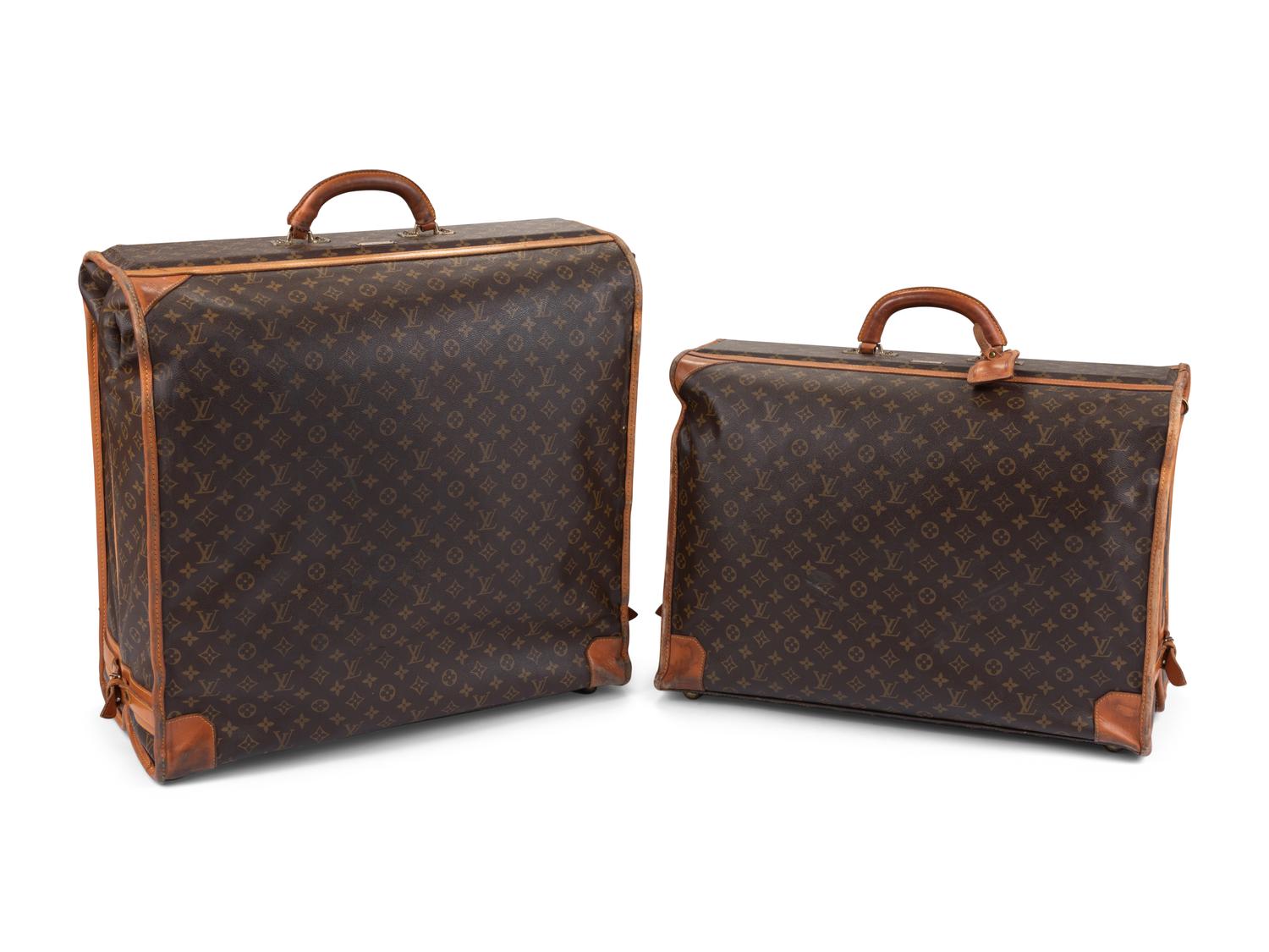 Two Louis Vuitton Luggage Pieces, 1980-90s