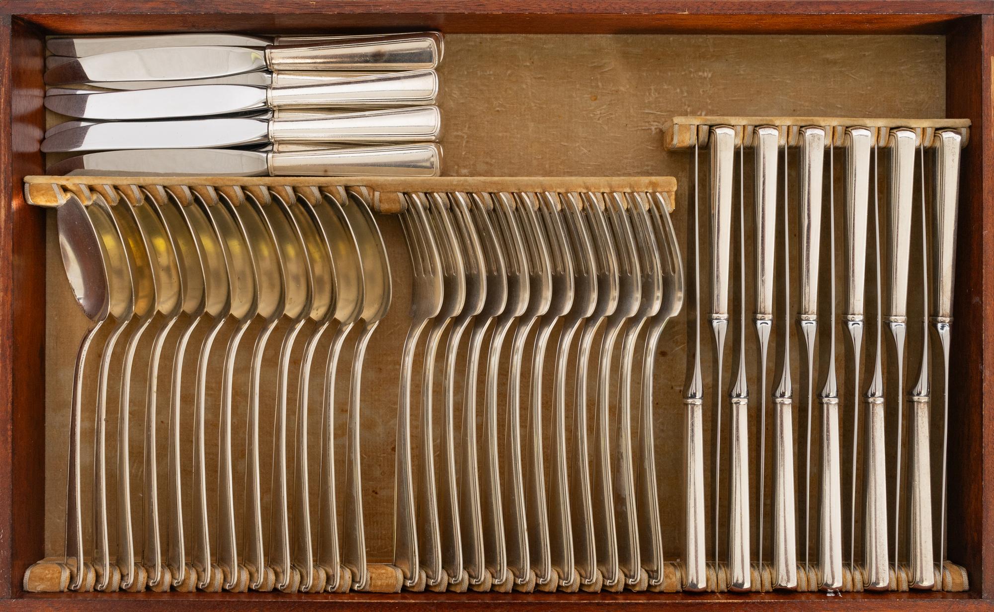 A German Silver Flatware Service
