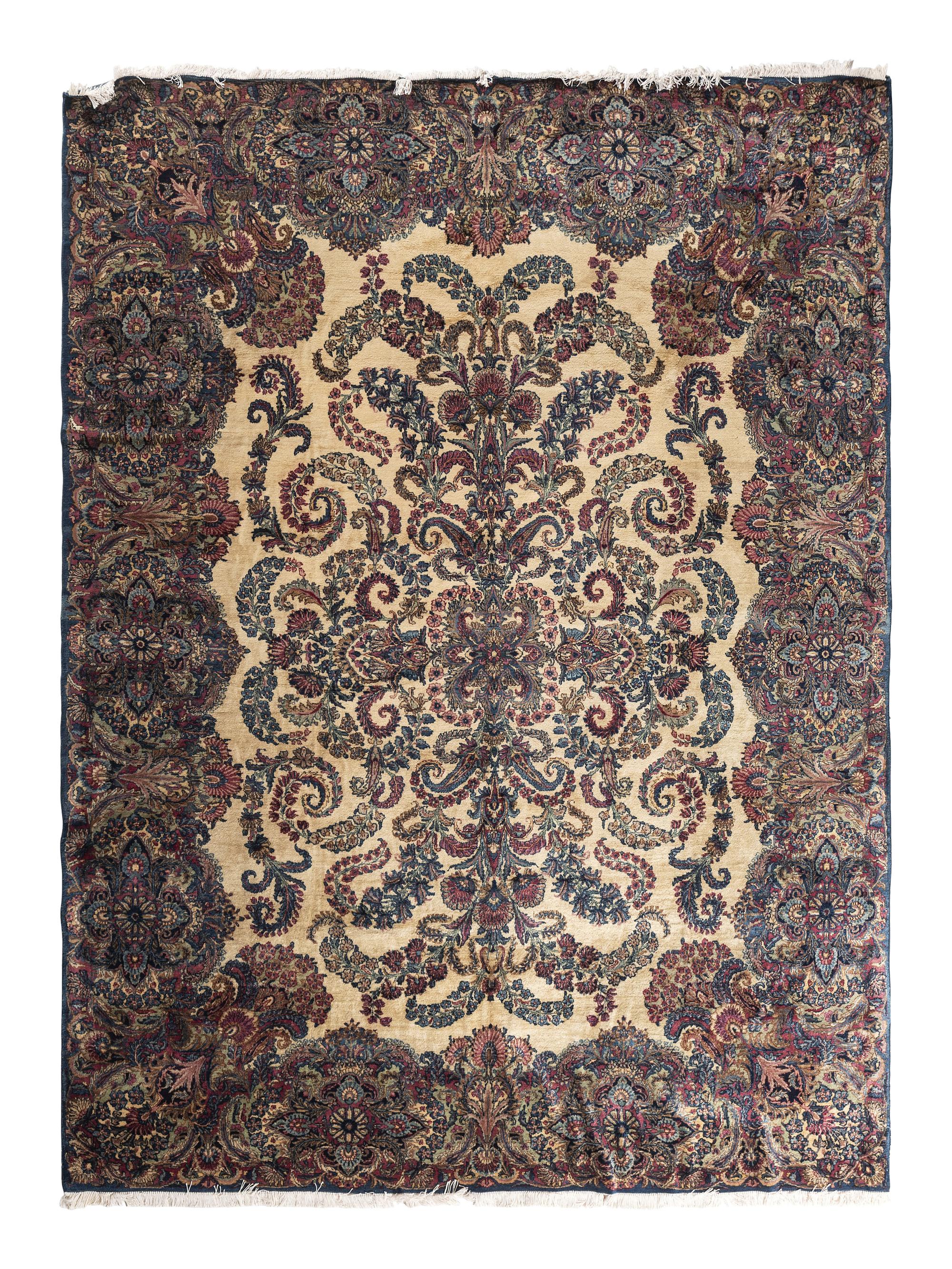 A Kirman Wool Rug