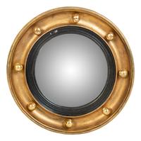 A Group of Four English Gilt Framed Bull's Eye Mirrors — 19TH/20TH CENTURY