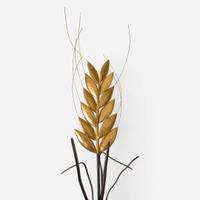 Gary Griffin (American, b. 1945) Gilt and Wrought Iron Wheat Sculpture, USA, 1989