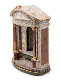 A Painted Architectural Shrine