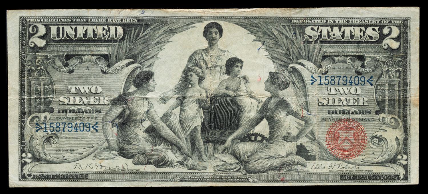 A United States Series 1896 Educational $2 Silver Certificate