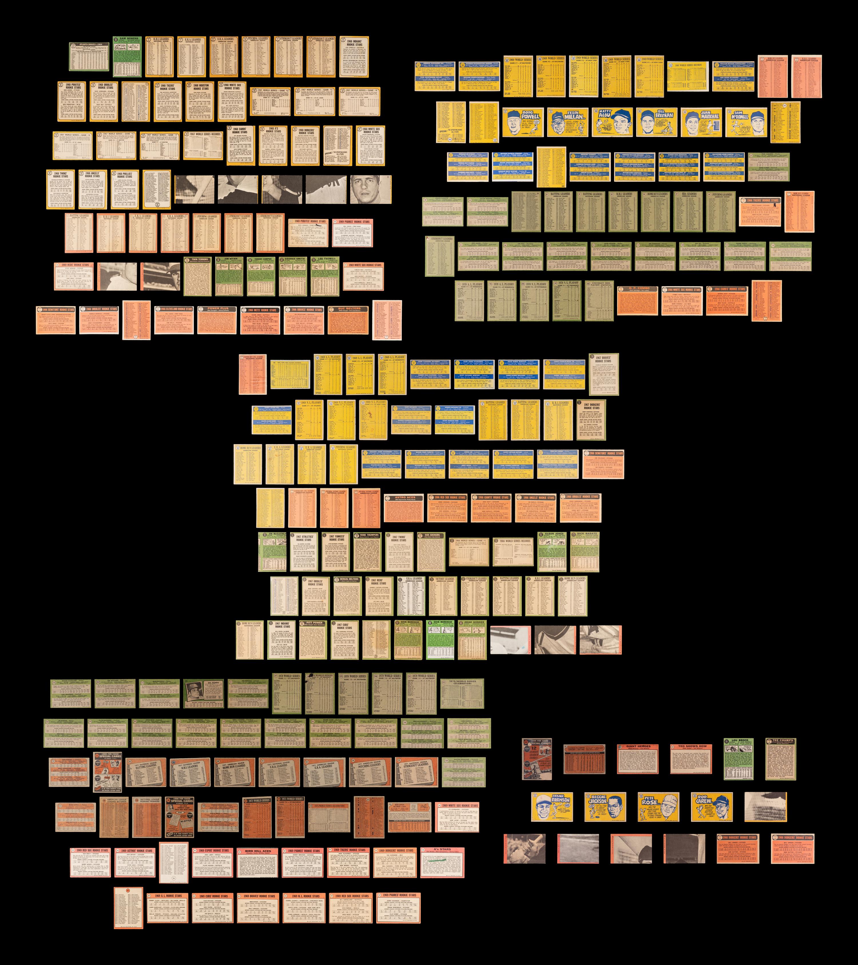 A Large Group of Over 2,600 Assorted 1960s-80s Topps Baseball Cards