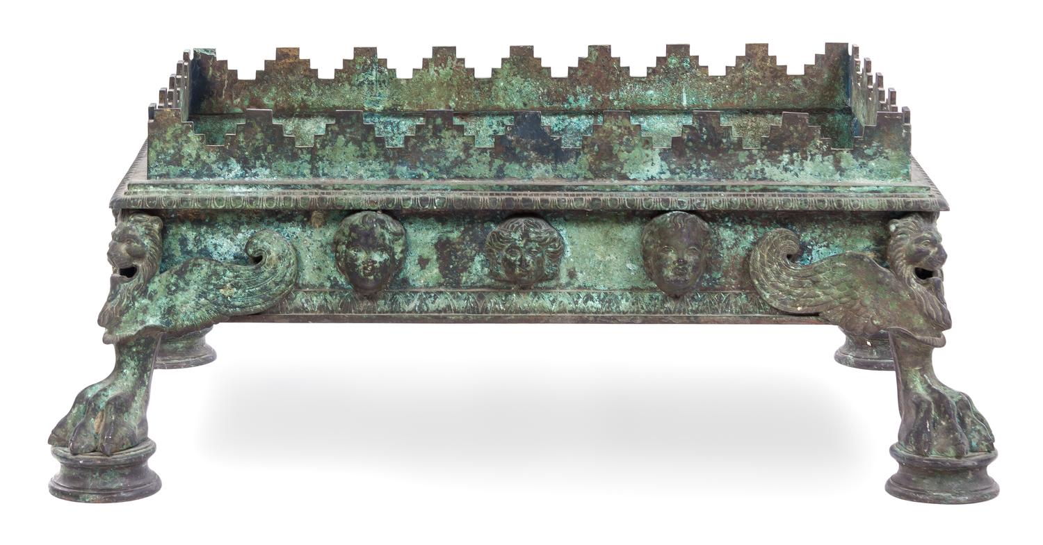 An Italian Bronze Brazier Height 13 x width 30 x depth 24 inches. — CHIURAZZI FOUNDRIES, FIRST QUARTER 20TH CENTURY