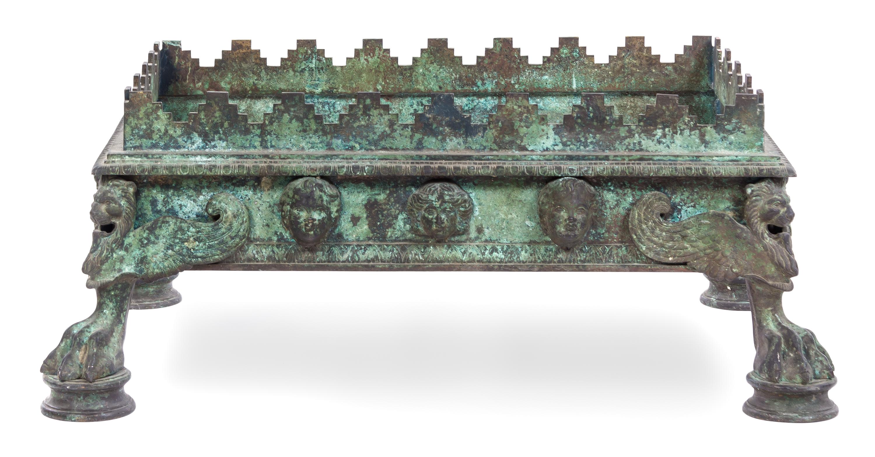 An Italian Bronze Brazier Height 13 x width 30 x depth 24 inches. — CHIURAZZI FOUNDRIES, FIRST QUARTER 20TH CENTURY