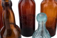 Fifteen Cincinnati Brewery and Mineral Water Bottles