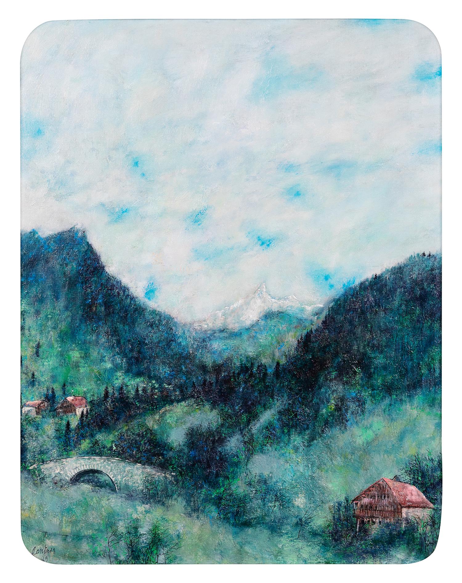 Vallée dans les Alps