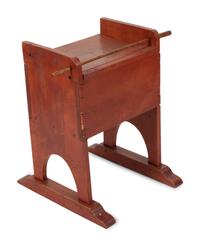 A Country Pine Top Hutch Table