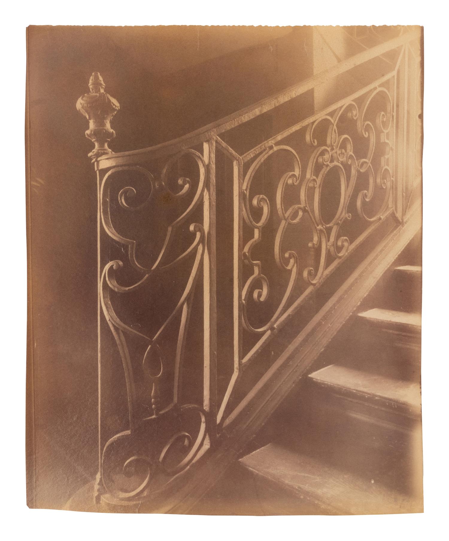 A group of four photographs ( Hôtel de Sully Charost, rue du Cherche-Midi 11 , 1904-1905; Hôtel de Fleury, rue des Saints-Pères 28 , 1905; 7 rue de l'Estrapade , 1905; Grille du chœr, èglise Saint Roch , 1912)