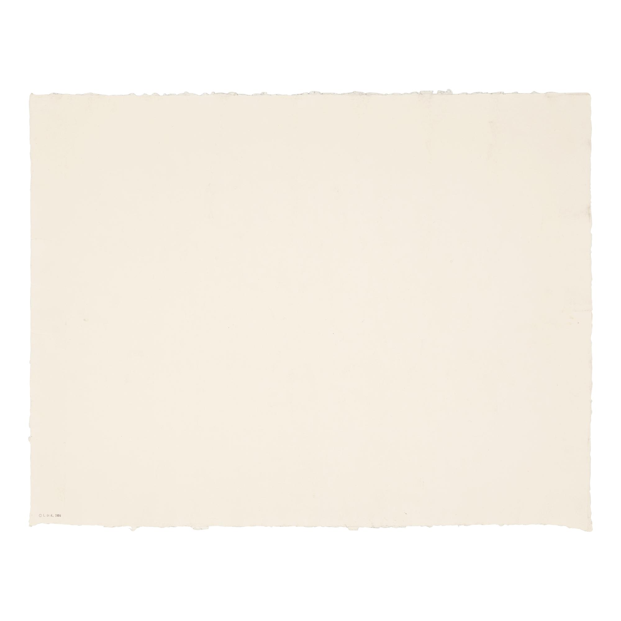 Willem de Kooning (American/Dutch, 1904-1997) — Composition for Lisa, 1984