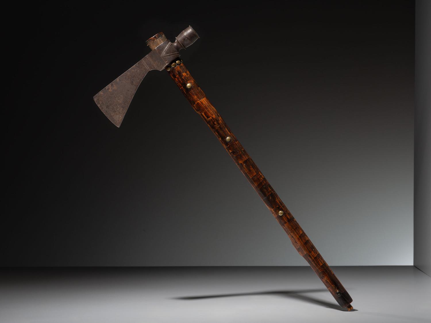 Eastern Plains Pipe Tomahawk, with Tacked Stem