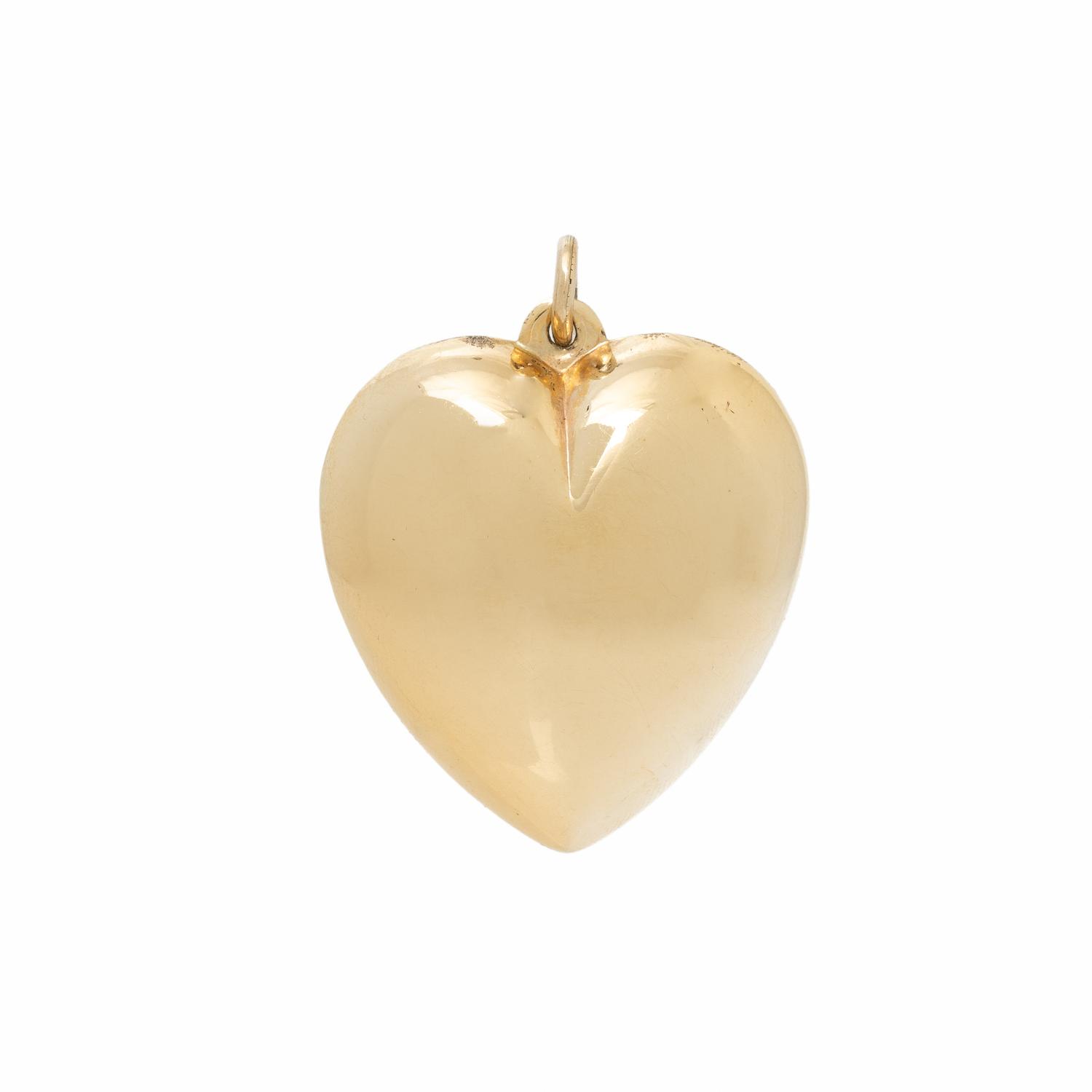 YELLOW GOLD HEART PENDANT