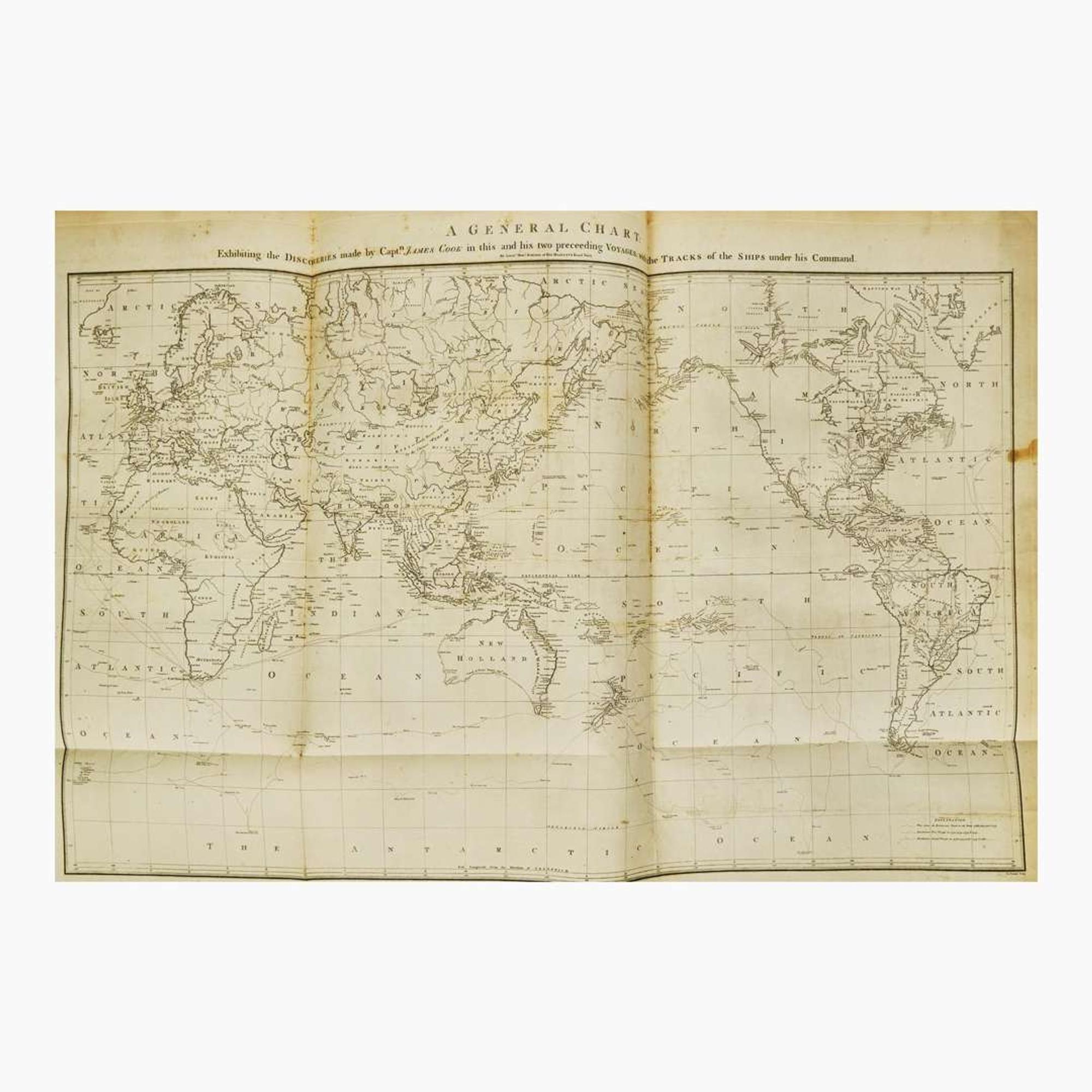 [Travel & Exploration] [Cook, Captain James] The Three Voyages of Captain Cook