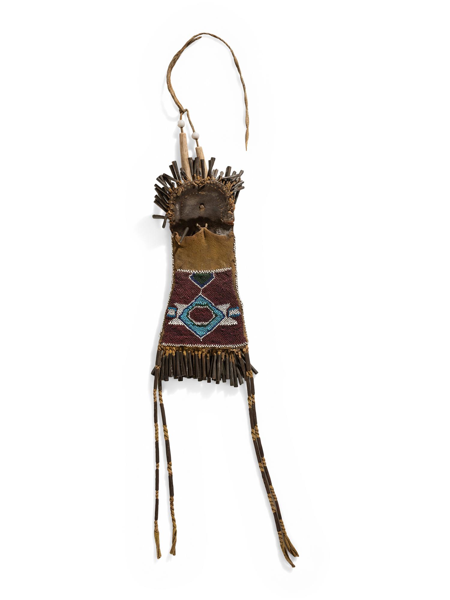 Kiowa Beaded Strike-a-Light Bag