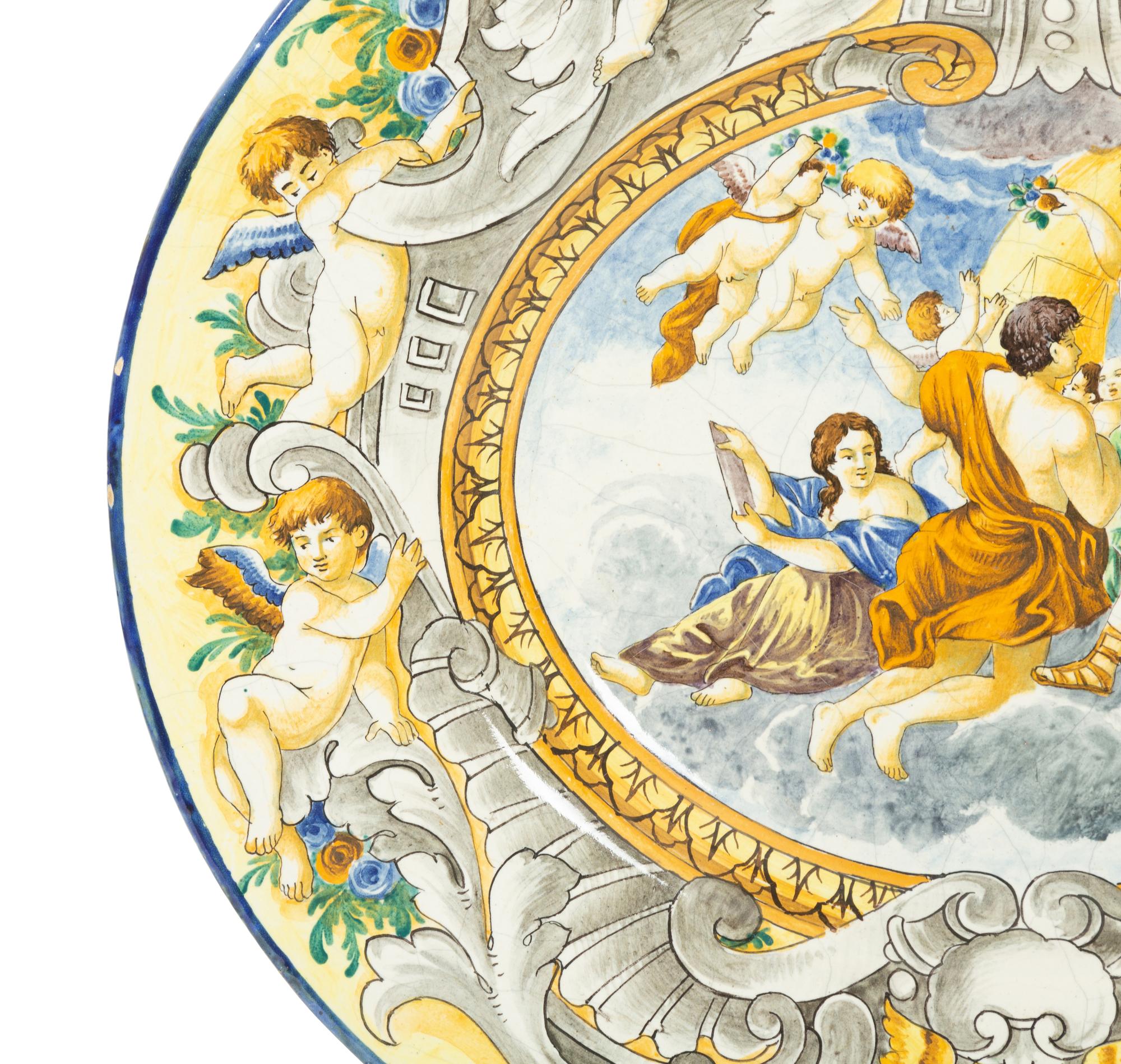 An Italian Majolica Oval Bowl