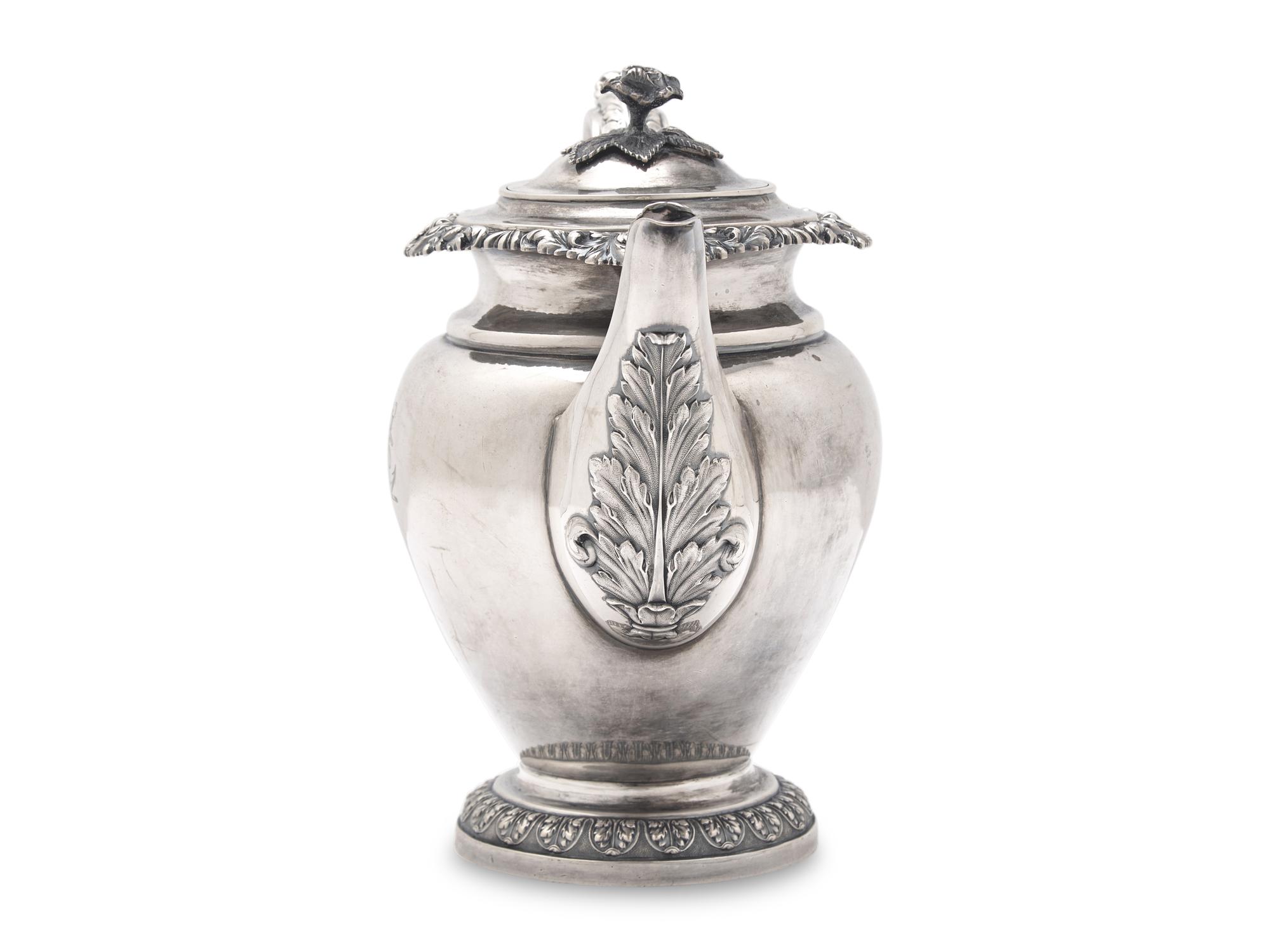A George IV Silver Coffee Pot