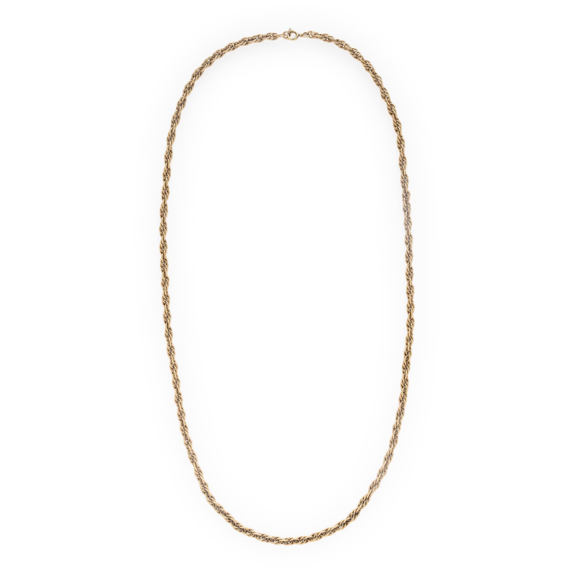 Yellow Gold Chain Necklace