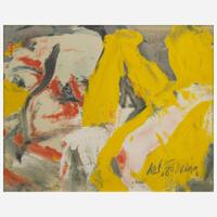 Willem de Kooning (American/Dutch, 1904-1997) The Man and the Big Blonde