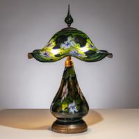 Charles Lotton (American, 1935–2021) — Green Floral Lamp, 2010