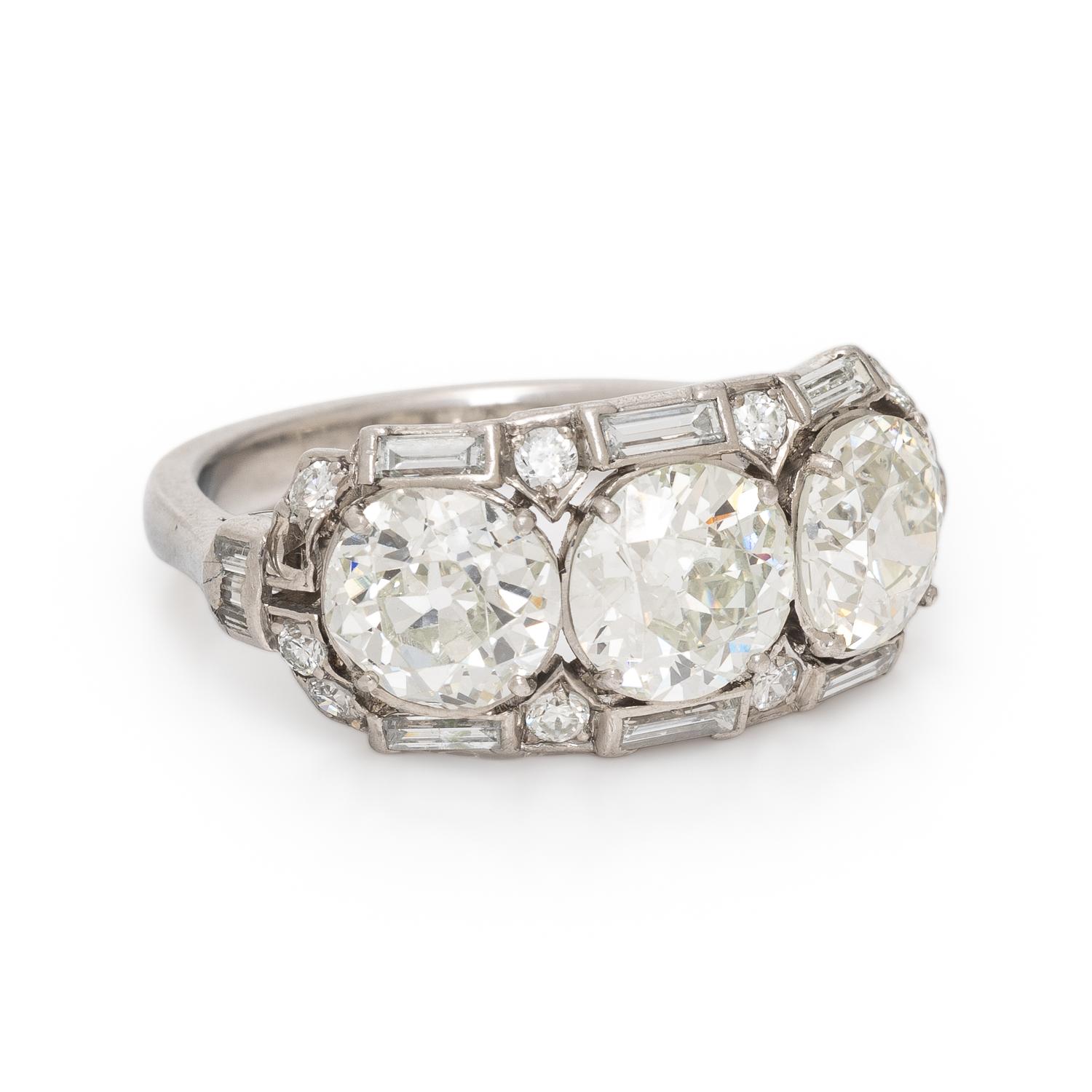 Three Stone Diamond Ring