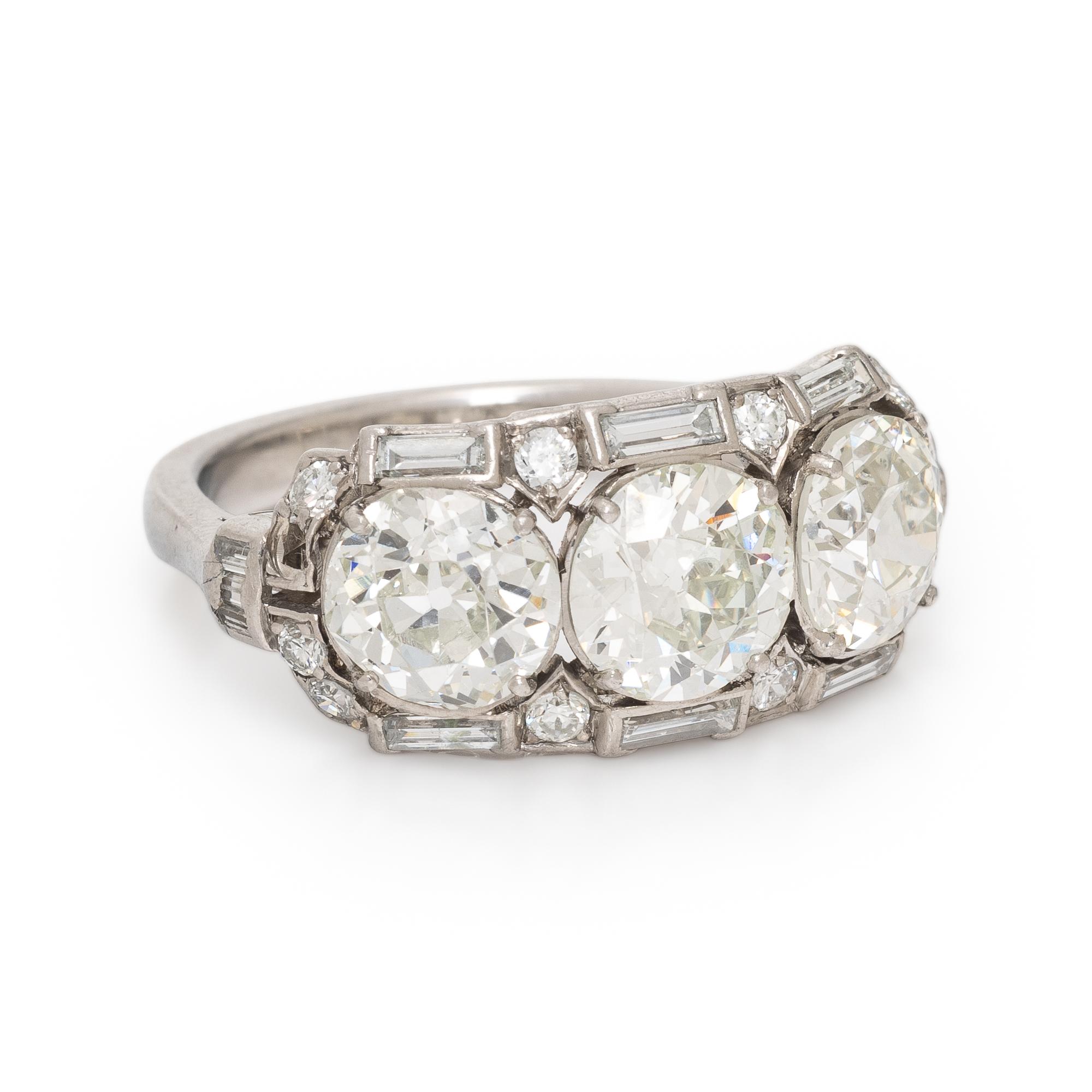 Three Stone Diamond Ring