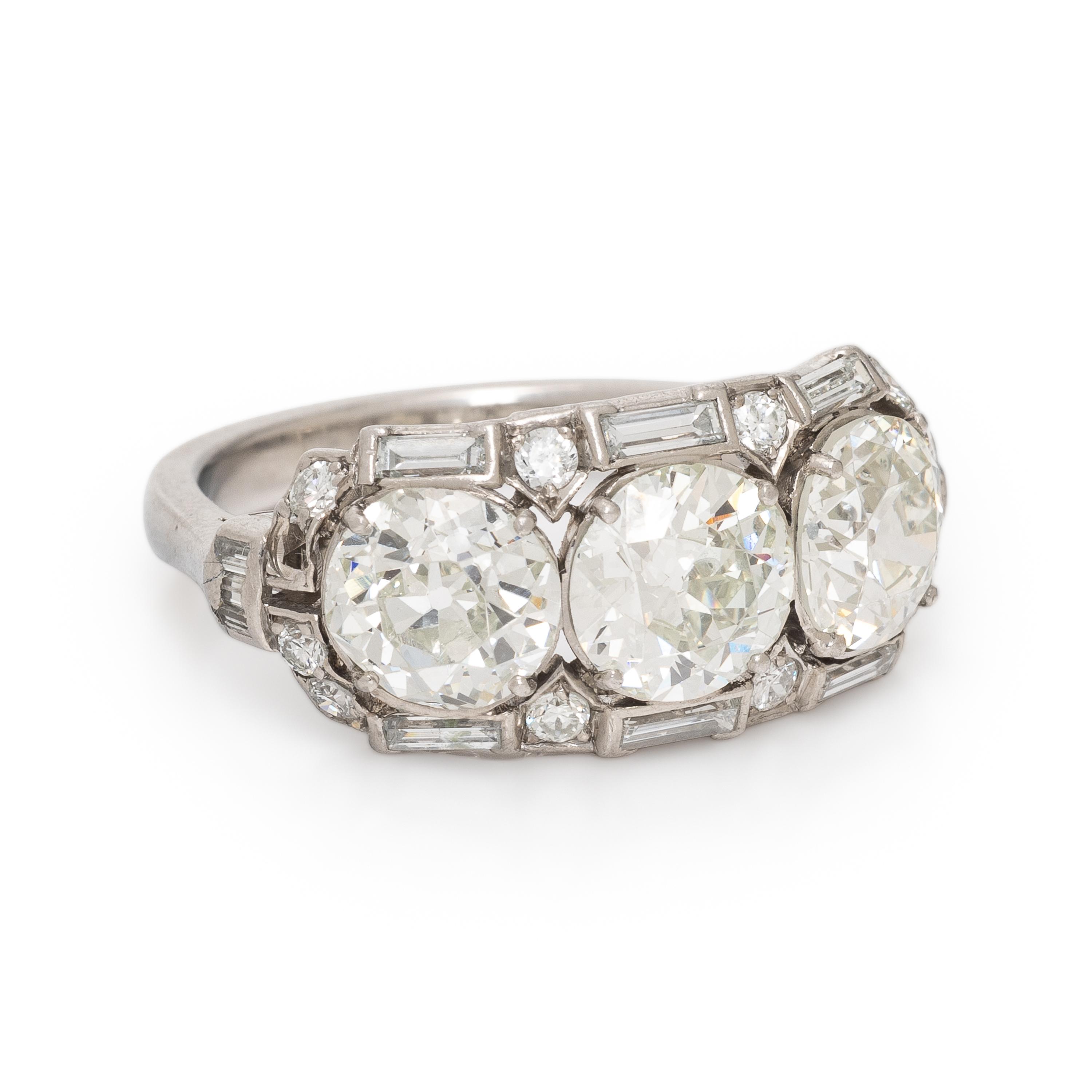 Three Stone Diamond Ring