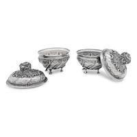 A Pair of Buccellati Silver Table Boxes