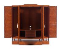 A Frank Pollaro Art Deco Style Rootwood Cabinet