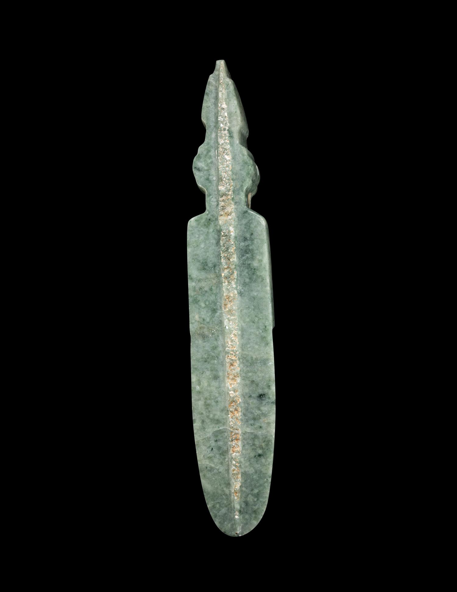A Costa Rican Jade Avian Pendant