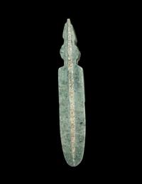 A Costa Rican Jade Avian Pendant