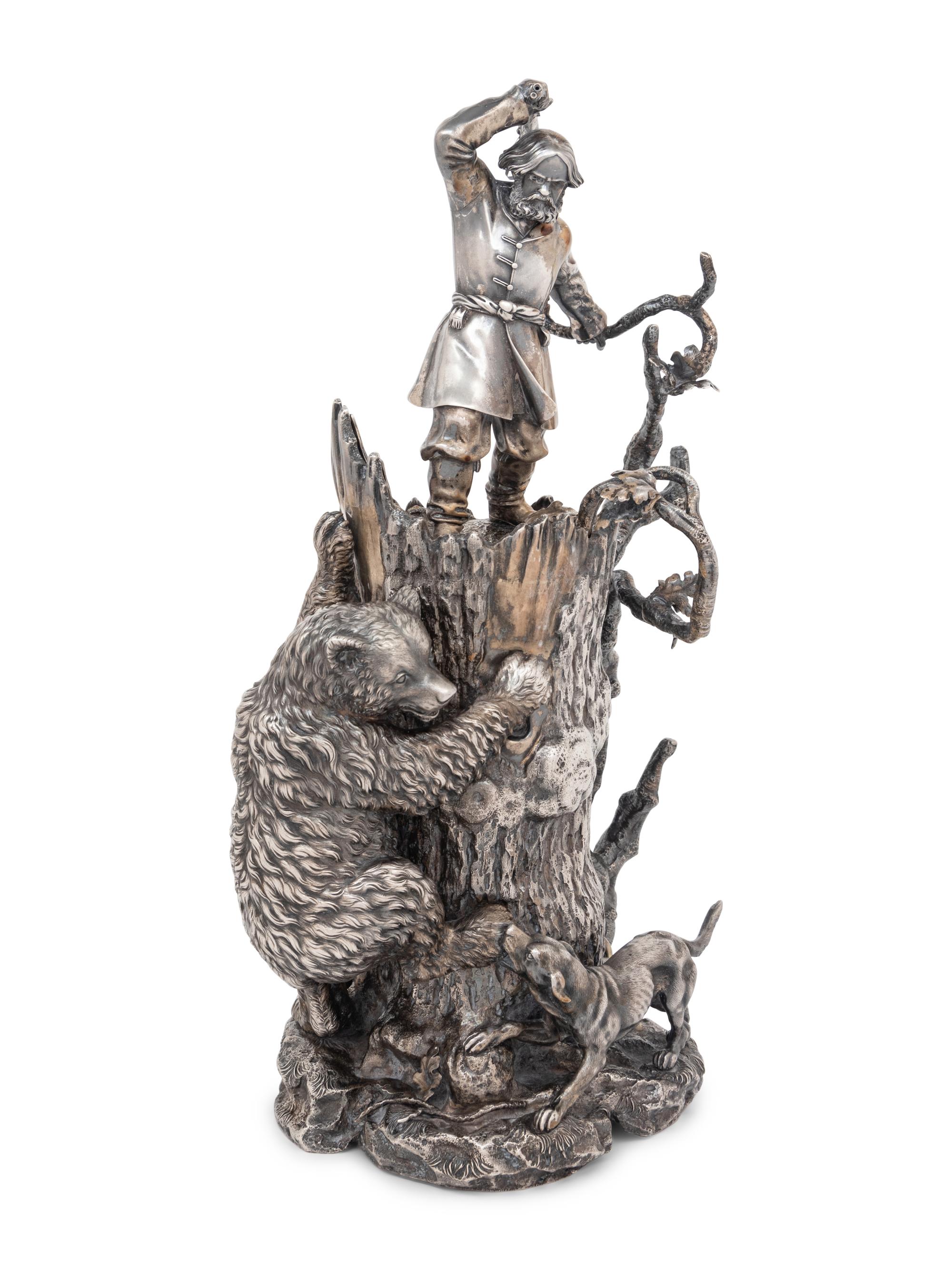 A Massive Russian Silver Tankard by Samuel Arnd