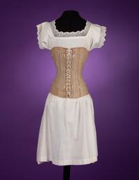 A Corset, 'Woven in Two Pieces' 1880s