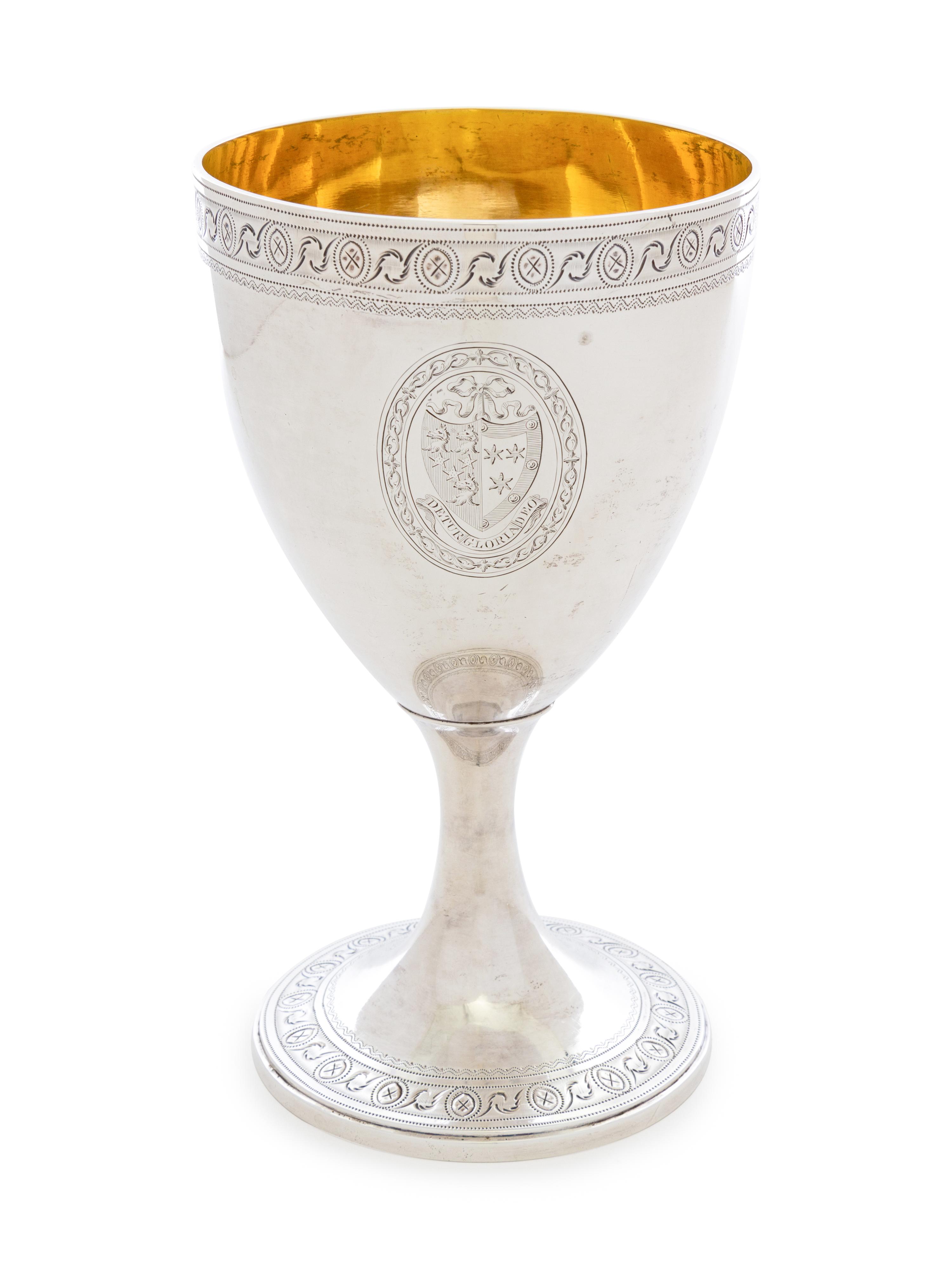A George III Silver Goblet