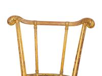 A Pair of North European Giltwood Side Chairs