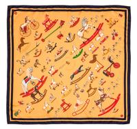 An Hermes 90cm Silk Scarf, 36"x36".