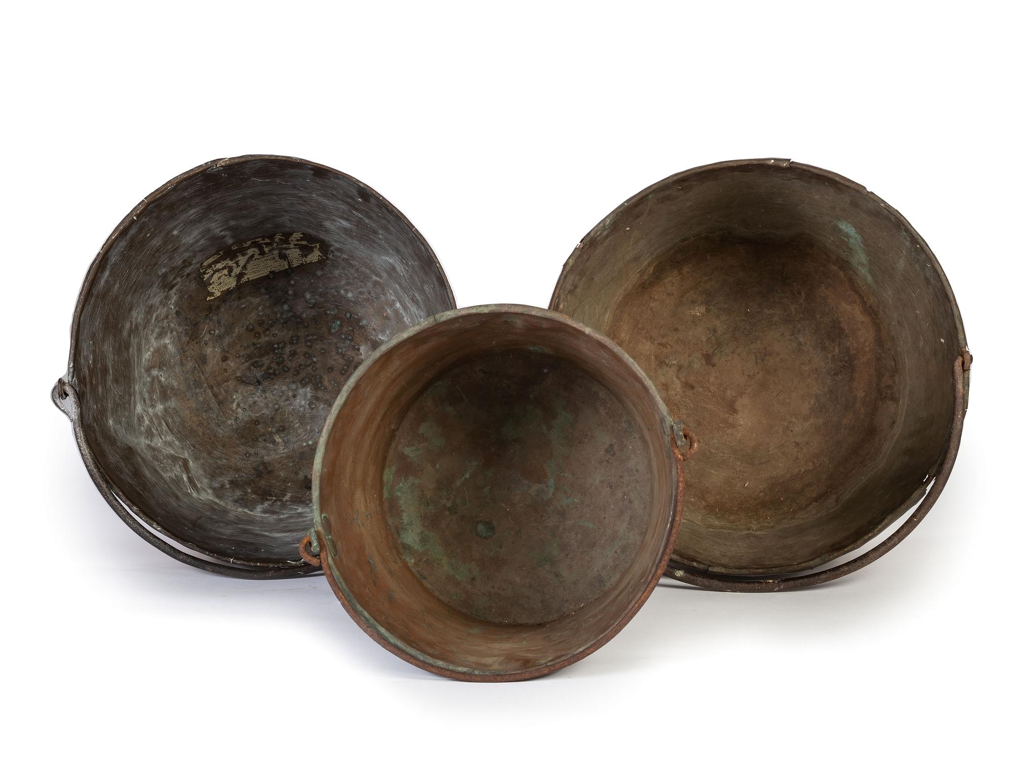 Hudson Bay Brass and Copper Trade Kettles
