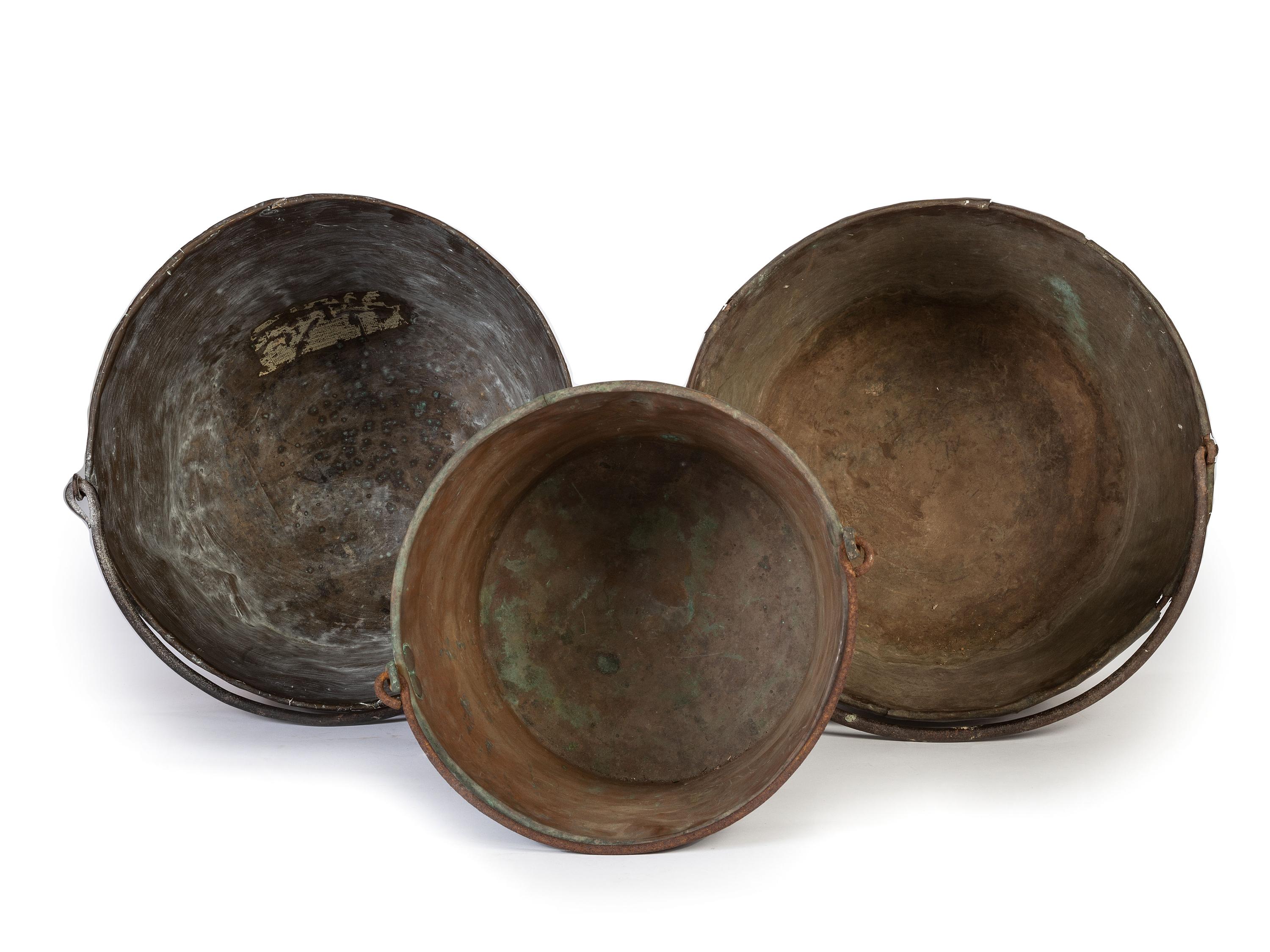Hudson Bay Brass and Copper Trade Kettles
