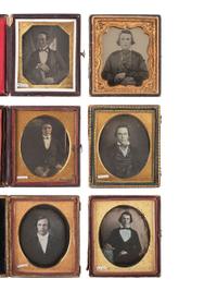 [EARLY PHOTOGRAPHY]. 22 assorted images of boys and fresh-faced young men.