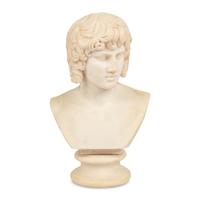 A Composition Marble Bust of Antinous