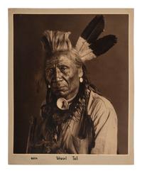 [NATIVE AMERICANS]. HILEMAN, Tomar J. (1882-1945), photographer. Weasel Tail . [Kalispell, Montana, ca 1911]. Photograph originally displayed at Hileman's studio.