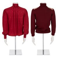 Three Hermès Pieces: Two Tops and One Skirt