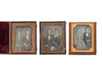 [EARLY PHOTOGRAPHY]. 27 quarter plate daguerreotypes of couples.
