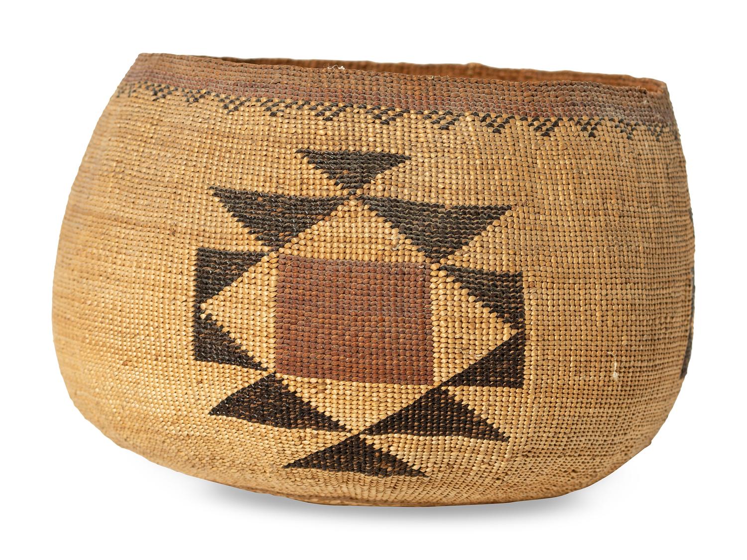 Northern California Polychrome Basket