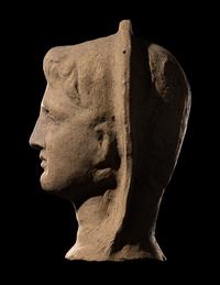 An Etruscan Terracotta Votive Head