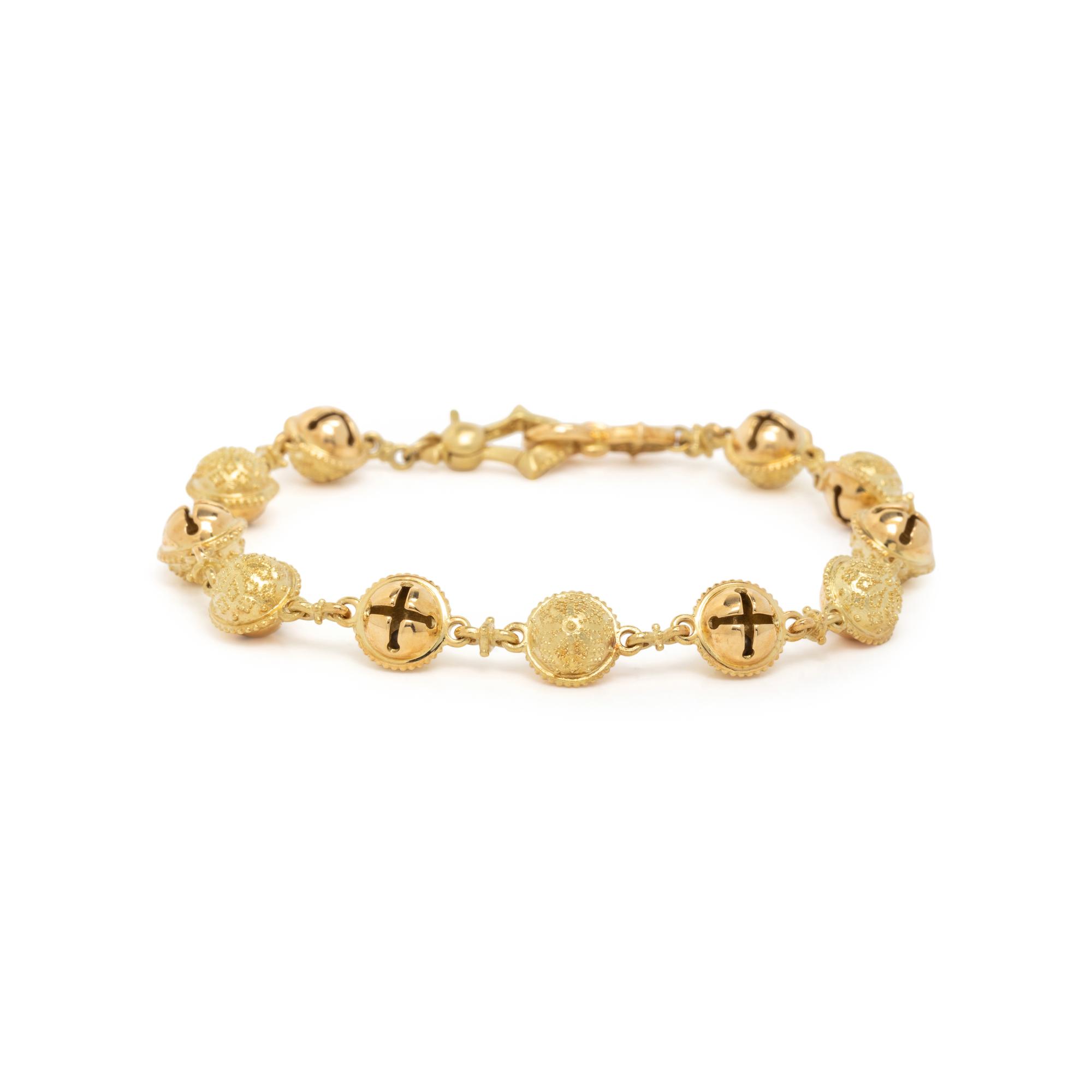 PAUL MORELLI, YELLOW GOLD BRACELET