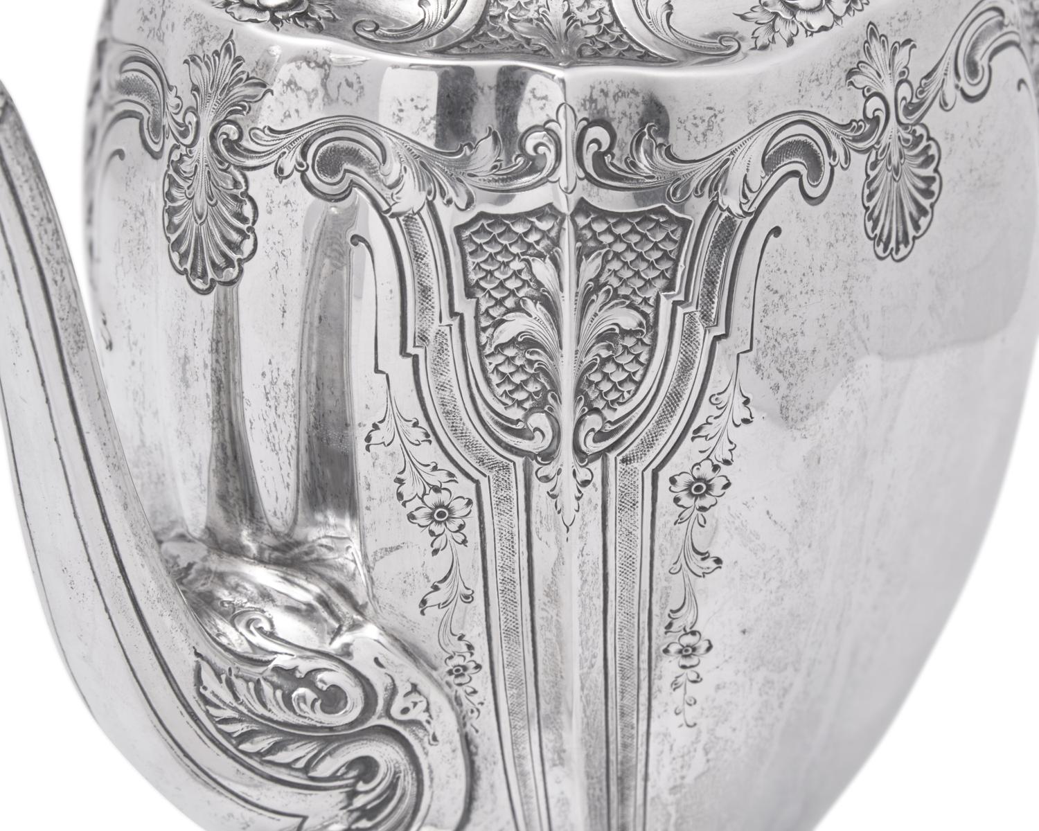 An American Silver Seven-Piece Tea and Coffee Service
