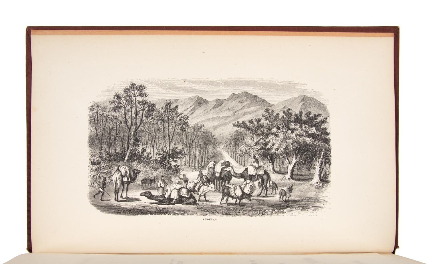 BARTH, Heinrich (1821-1865). Travels and Discoveries in North and Central Africa. New York: Harper & Brothers, 1857-59.