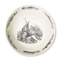 A Group of Three Liverpool Transfer-Decorated Table Items